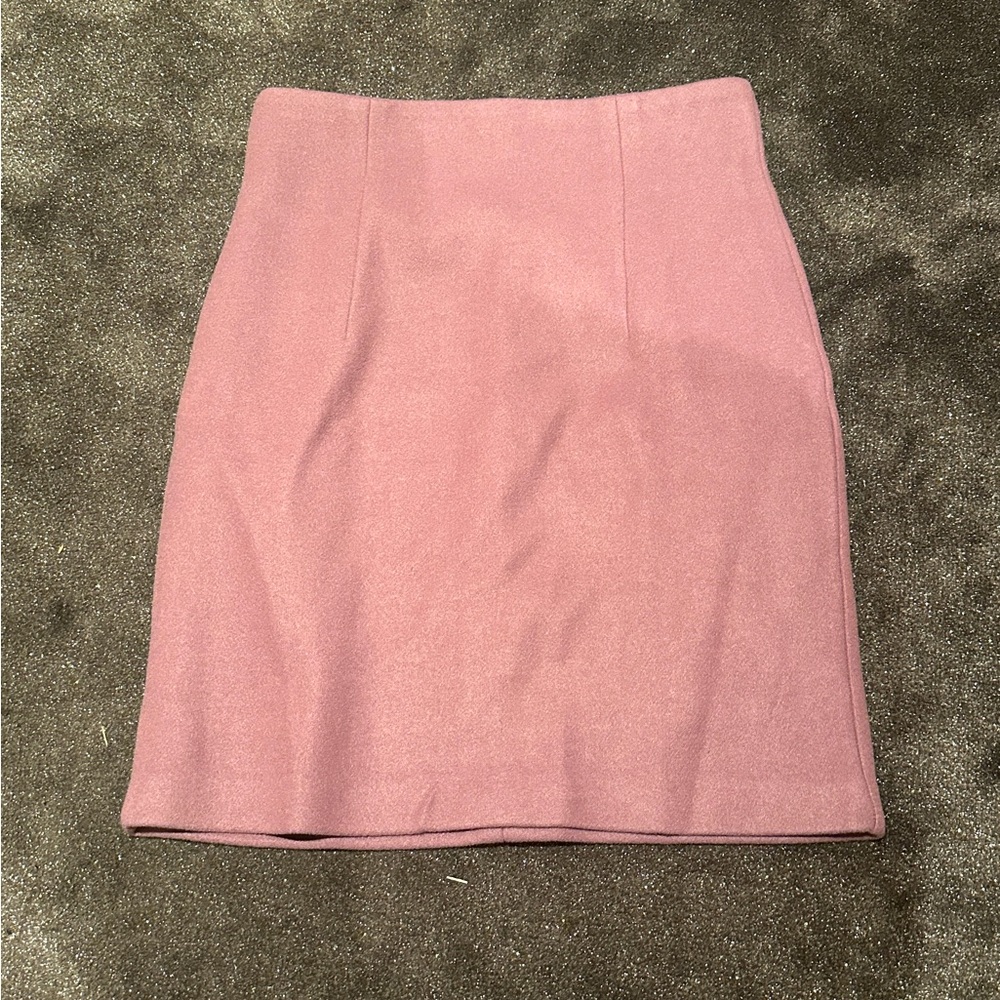Chuu Black Wool skirt